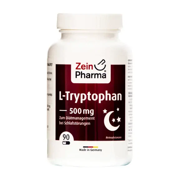 L-Tryptophan 500 mg ZeinPharma 90 vegetabilske kapsler